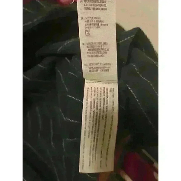 Hollister Navy Long Sleve Button Down Casual Mens Large - Picture 4 of 4